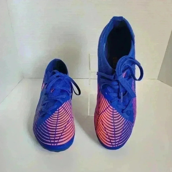 Adidas Predator Edge.3 Sz 5.5 FG Blue Youth Soccer Football Cleats GW2361 - Picture 3 of 14